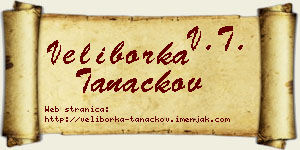 Veliborka Tanackov vizit kartica